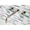 Kingston Brass KS6026CKL Wall Mount Tub Faucet, Polished Nickel KS6026CKL - alternate 2